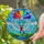 Skydiver Rainbow Parachute Colorful Tiffany Glass Style Mosaic Sky - Adventure Gift Stained Glass Suncatcher - 1