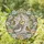 Grey Cockatiel Timmy Colorful Butterflies Stained Glass Floral Wreath Jewel Tone Mosaic Stained Glass Suncatcher - 2