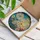 Dandelion Puffball Stained Glass Meadow - Intricate Tiffany Jewel Tones Sunset Sunrise Art Stained Glass Suncatcher - 3