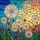 Dandelion Puffball Stained Glass Meadow - Intricate Tiffany Jewel Tones Sunset Sunrise Art Stained Glass Suncatcher - 5