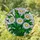 Blooming White Daisy Flowers Yellow Centers Green Leaves - Tiffany Stained Glass Mosaic Art Stained Glass Suncatcher - 2