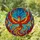 Majestic Phoenix Stained Glass Tiffany Art - Circular Flame Feather Mosaic Radiant Jewel Tones Stained Glass Suncatcher - 2