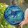 Majestic Whale Shark Tiffany Glass Mosaic - Translucent Jewel Tone Ocean Current Art Stained Glass Suncatcher - 1