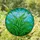 Tiffany Style Stained Glass Fern Fronds - Emerald Green Aqua Blue Organic Mosaic Stained Glass Suncatcher - 2