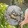 Plump Titmouse Bird Cherry Blossom Stained Glass Mosaic Window Art Tiffany Style Decor Stained Glass Suncatcher - 1