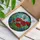 Red Poppy Dragonfly Stained Glass Tiffany Style Blue Cornflower Mosaic Field Art Stained Glass Suncatcher - 3