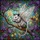 Opossum Fairy Wings Lilac Garden Star Wand Tree Branch - Spring Wildlife Floral Gift Stained Glass Suncatcher - 5