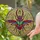 Majestic Stag Beetle Stained Glass Mosaic - Iridescent Geometric Jewel Tone Intricate Art Stained Glass Suncatcher - 1