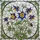 Vibrant Columbine Flowers Stained Glass Mosaic Art - Colorful Nature Garden Gift Stained Glass Suncatcher - 5