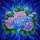 Vibrant Hydrangea Stained Glass Tiffany Art Floral Mosaic Swirling Jewel Tone Pattern Stained Glass Suncatcher - 5
