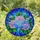 Vibrant Hydrangea Stained Glass Tiffany Art Floral Mosaic Swirling Jewel Tone Pattern Stained Glass Suncatcher - 2