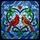 Red Cardinal Couple Jewel Tone Stained Glass Heart Frame - Anniversary Love Gift Stained Glass Suncatcher - 5