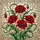 Highly Detailed Red Poppy Flowers Stained Glass Mosaic - Tiffany Style Intricate Jewel Tones Stained Glass Suncatcher - 5