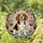 Friendly Tri-Color Beagle Dog Stained Glass Art - Tiffany Style Pet Lover Home Decor Present Stained Glass Suncatcher - 2