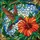 Hummingbird Hibiscus Flower Tiffany Stained Glass Art - Intricate Jewel Tone Mosaic Gleam Stained Glass Suncatcher - 5