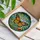 Monarch Butterfly Stained Glass Art - High Contrast Tiffany Foliage & Blue Sky Mosaic Stained Glass Suncatcher - 3