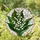 Tiffany Style Stained Glass Lily of the Valley Mosaic - Emerald Green Floral Art Decor Stained Glass Suncatcher - 2