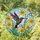 Hummingbird Stained Glass Art with Yellow Daffodils - Tiffany Style Mosaic Home Decor Gift Stained Glass Suncatcher - 2