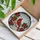 Red Cardinal Poinsettia Stained Glass Tiffany Style Luminous Holiday Home Decor Gift Stained Glass Suncatcher - 3