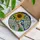 Crested Titmouse Blue Stained Glass Sunflower Floral Bird Mosaic Nature Lover Gift Stained Glass Suncatcher - 3