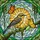 Tiffany Stained Glass Yellow Warbler Butterflies Sunburst - Jewel Tone Mosaic Art Stained Glass Suncatcher - 5