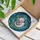 Pink Axolotl Stained Glass Tiffany Style Aquatic Underwater Mosaic Intricate Art Stained Glass Suncatcher - 3