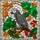 African Grey Parrot Stained Glass Art - Intricate Tiffany Style Mosaic Jewel Tones Stained Glass Suncatcher - 5