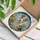 Wire Fox Terrier Dog Stained Glass Wildflowers - Colorful Intricate Sky Mosaic Decor Gift Stained Glass Suncatcher - 3
