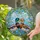 Mallard Ducks Nuzzling Stained Glass Art - Tiffany Style Jewel Tone Flower Water Sky Stained Glass Suncatcher - 1