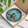 Mallard Ducks Nuzzling Stained Glass Art - Tiffany Style Jewel Tone Flower Water Sky Stained Glass Suncatcher - 3