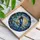 Magpie Snow Pine Branch Winter Ice Tiffany Glass Style Stained - Cold Winter Decor Gift Stained Glass Suncatcher - 3