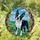 Boston Terrier Dog Stained Glass Mosaic - Detailed Tiffany Jewel Tones Landscape Art Stained Glass Suncatcher - 2