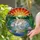 White Swan Cygnet Stained Glass Art - Tiffany Jewel Tones Sunset Lake Pond Scene Stained Glass Suncatcher - 1