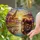 Majestic Giraffe Elephant African Savanna Landscape Glowing Tiffany Glass Style Art Stained Glass Suncatcher - 1