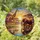 Majestic Giraffe Elephant African Savanna Landscape Glowing Tiffany Glass Style Art Stained Glass Suncatcher - 2