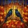 Black Crows Stained Glass Tiffany Style Autumn Leaves Tree Branches Window Decor Stained Glass Suncatcher - 5