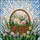 Easter Basket & Eggs with Spring Flowers Grass - Tiffany Style Sky Mosaic Art Stained Glass Suncatcher - 5