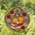 Sleeping Fox Antique Books Roses - Glowing Tiffany Style Glass Mosaic Stained Glass Suncatcher - 2