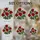 Red Roses Rose Leaves Tiffany Glass Mosaic - Ruby Emerald Jewel Tone Stained Glass Art Stained Glass Suncatcher - 4
