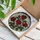 Red Roses Rose Leaves Tiffany Glass Mosaic - Ruby Emerald Jewel Tone Stained Glass Art Stained Glass Suncatcher - 3