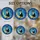 Black White Tuxedo Cat Golden Crescent Moon Celestial Night Sky Tiffany Jewel Tone Glass Stained Glass Suncatcher - 4