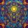 Dreamcatcher Sun Stained Glass Mosaic Art - High Contrast Translucent Decor Design Stained Glass Suncatcher - 5