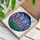 Blooming Lavender Stained Glass Flowers - Jewel Tone Mosaic Sky Tiffany Art Home Decor Stained Glass Suncatcher - 3