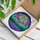 Pink Flamingos Stained Glass Art - Glowing Jewel Tone Sun & Lavender Field Decor Stained Glass Suncatcher - 3