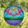 Pink Flamingos Stained Glass Art - Glowing Jewel Tone Sun & Lavender Field Decor Stained Glass Suncatcher - 2