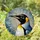 King Penguin Stained Glass Mosaic Art - Intricate Tiffany Inspired Edge Design Stained Glass Suncatcher - 2