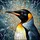 King Penguin Stained Glass Mosaic Art - Intricate Tiffany Inspired Edge Design Stained Glass Suncatcher - 5