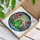 Green Frog Red Eyes Gold Crown Stained Glass Pond Flowers & Cloudy Sky Home Decor Stained Glass Suncatcher - 3