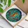 Majestic Seahorse Stained Glass Tiffany Style Aquatic Ocean Jewel Tone Mosaic Design Stained Glass Suncatcher - 3