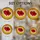 Stained Glass Overlapping Hearts Suncatcher - Ruby Red White Amber Golden Yellow Mosaic Art Stained Glass Suncatcher - 4